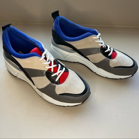 Steve Madden Envoy Multi-Color Chunky Lace Up  Sneaker Shoes  Women’s  8 - Picture 14 of 14